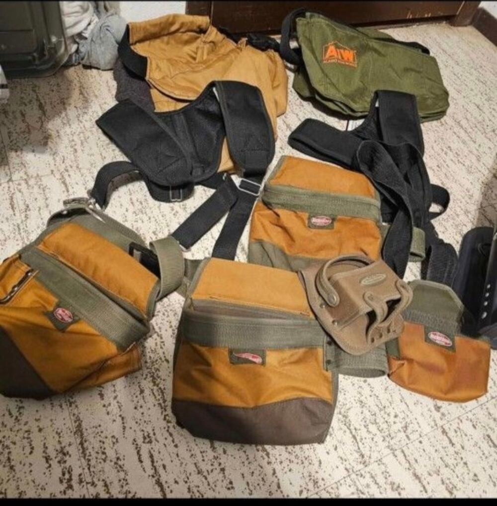 Bucket Boss Handyman’s Tool belt with 2 suspenders and extras